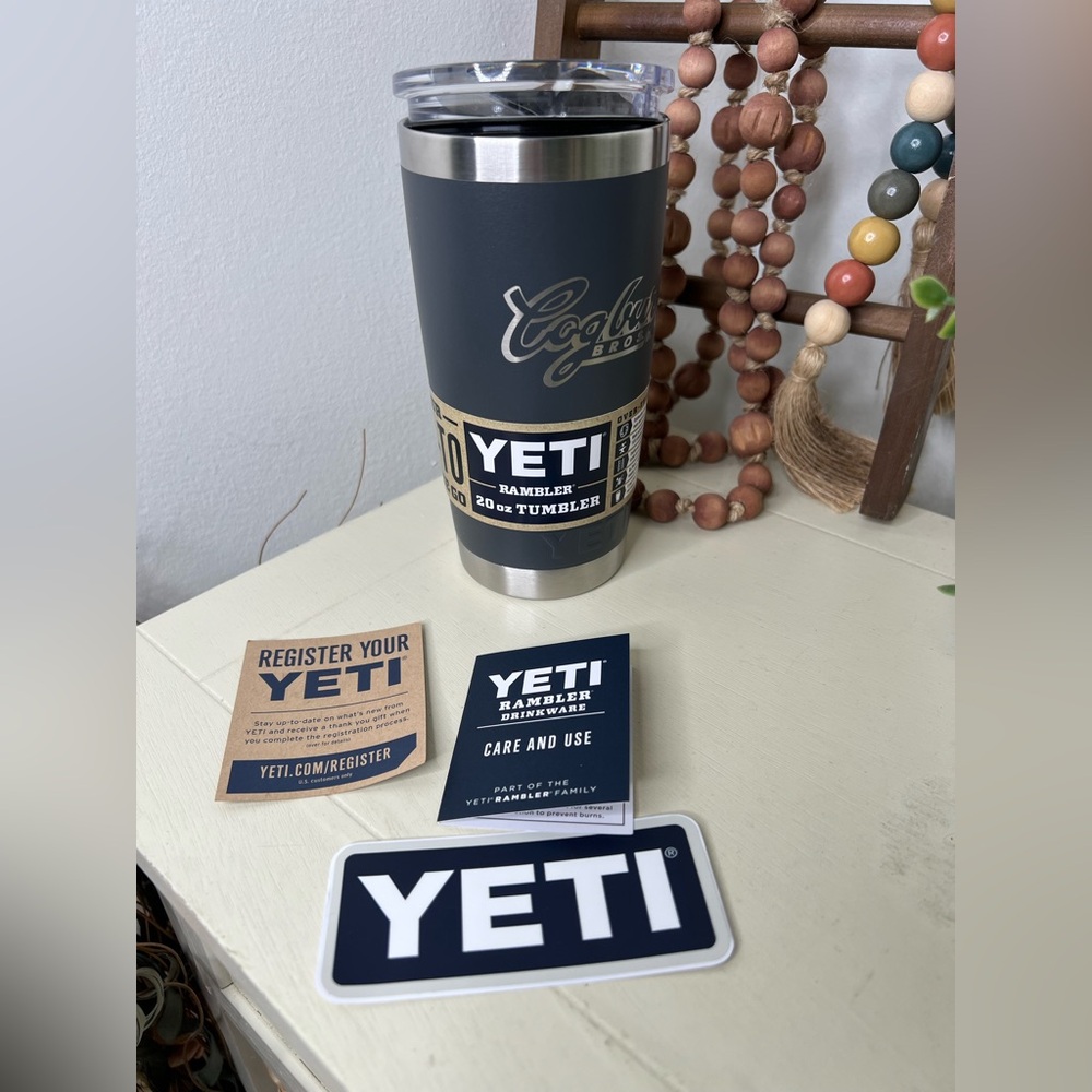 Brand New-YETI Rambler 20 oz Stainless Steel Vacuum Insulated Tumbler